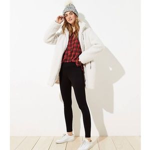 Loft Ponte Leggings Large Petite - Black